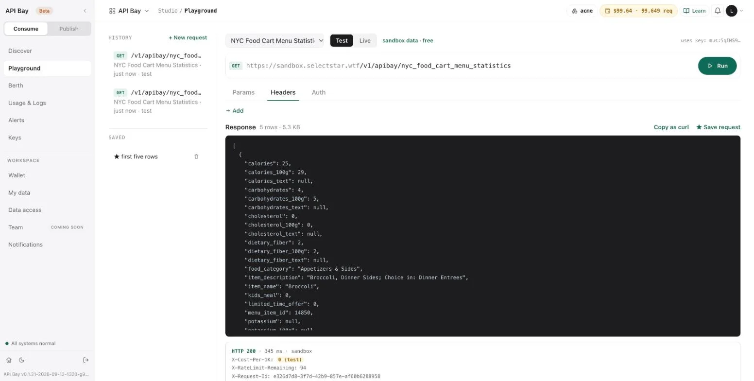 The Headers tab holds custom headers only; none are set.