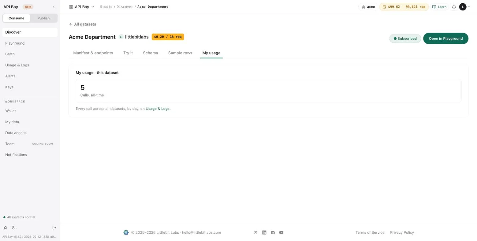 The Subscribe button has become a Subscribed badge.